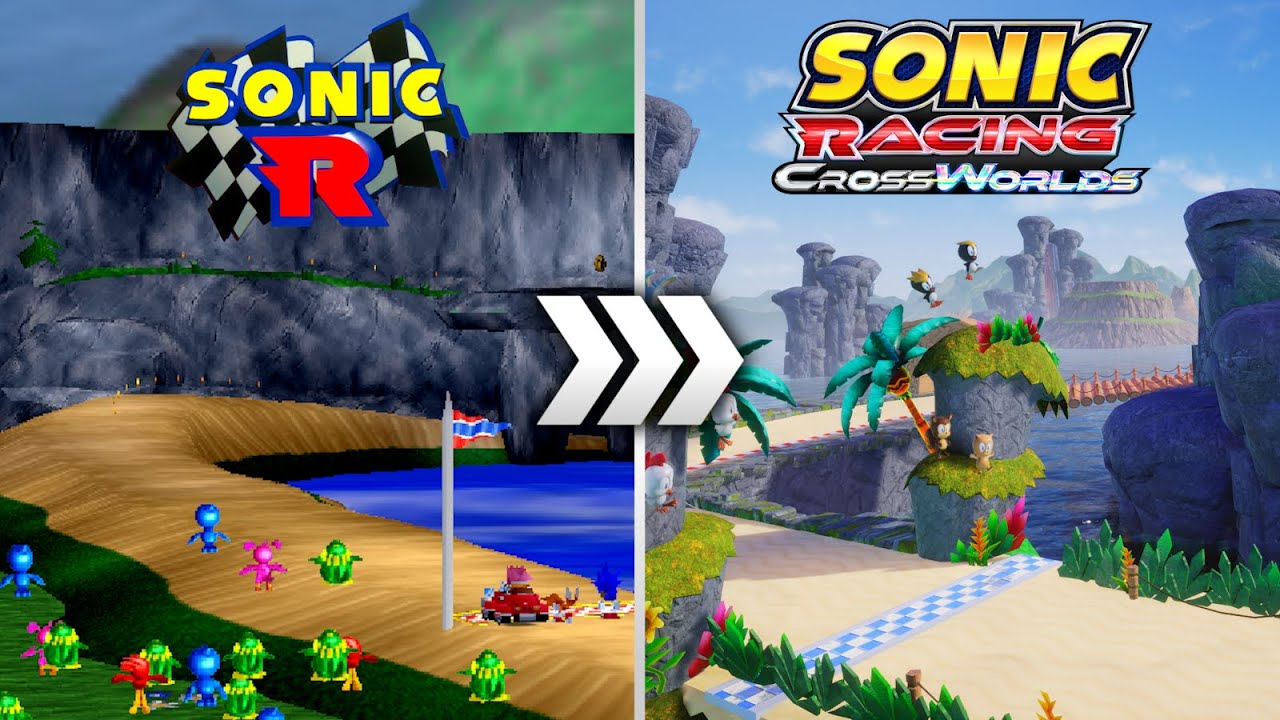 Sonic R-ECREATED in Sonic Racing: CrossWorlds