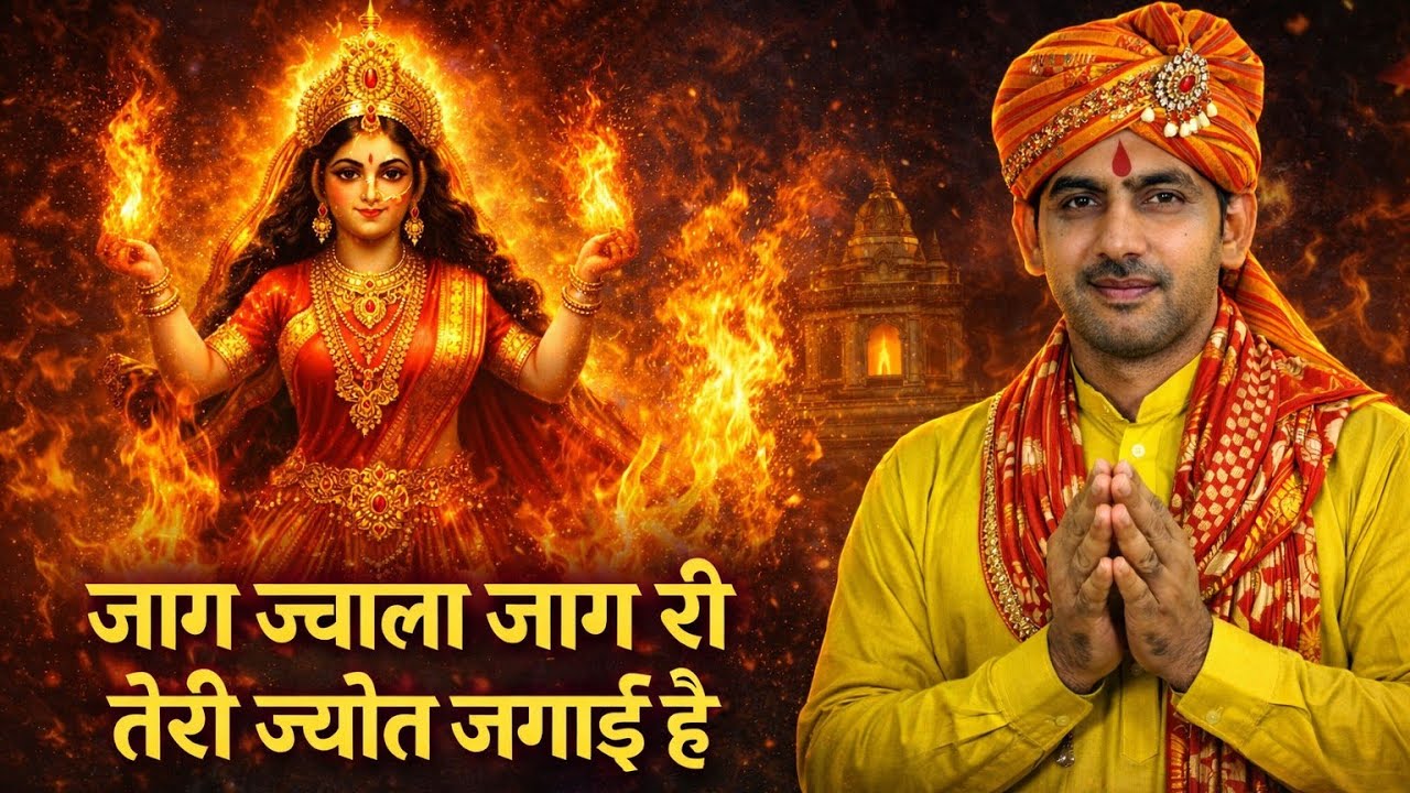जाग जवाला जाग री तेरी ज्योत जगाई है#sksachabbhjan maa kali 🙏