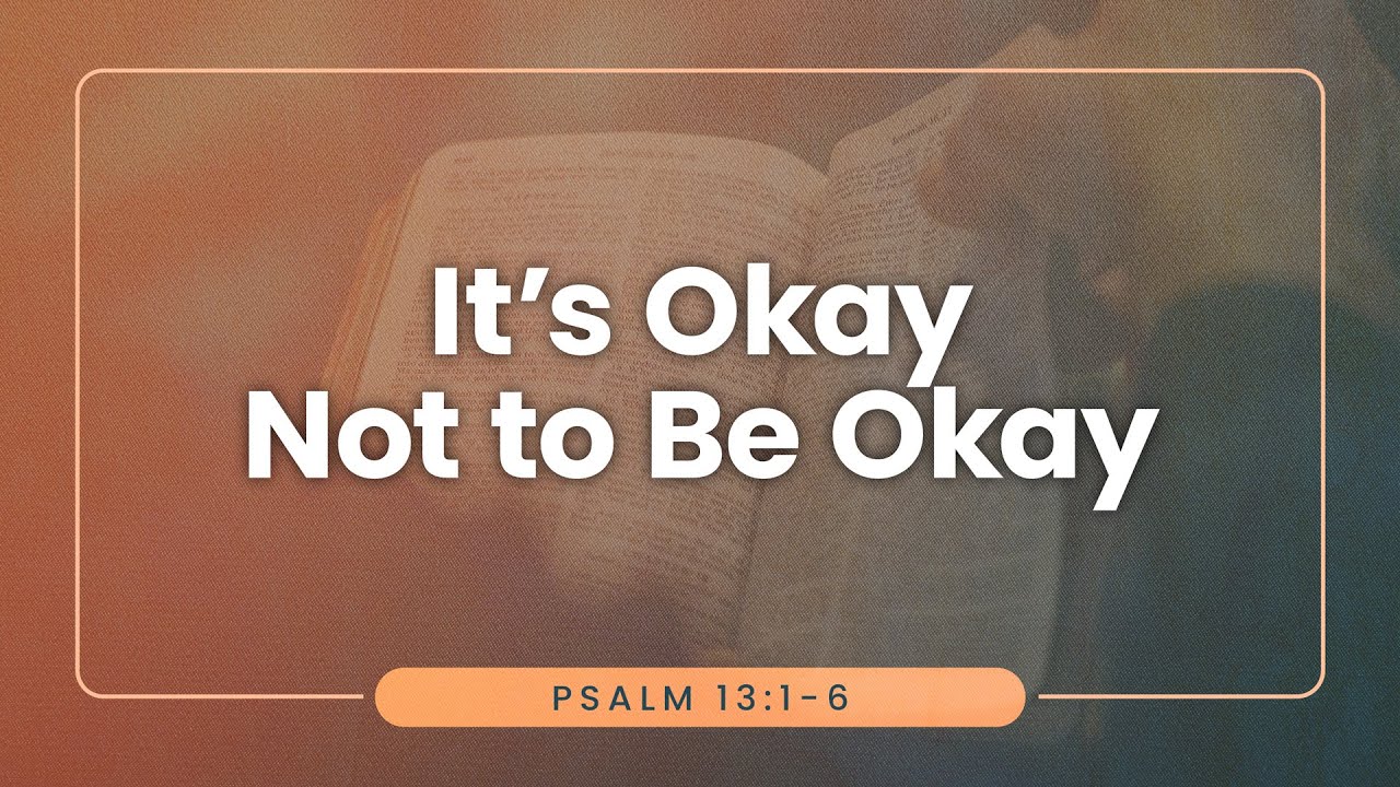 It's Okay Not to Be Okay | Dr. Stephen Tan