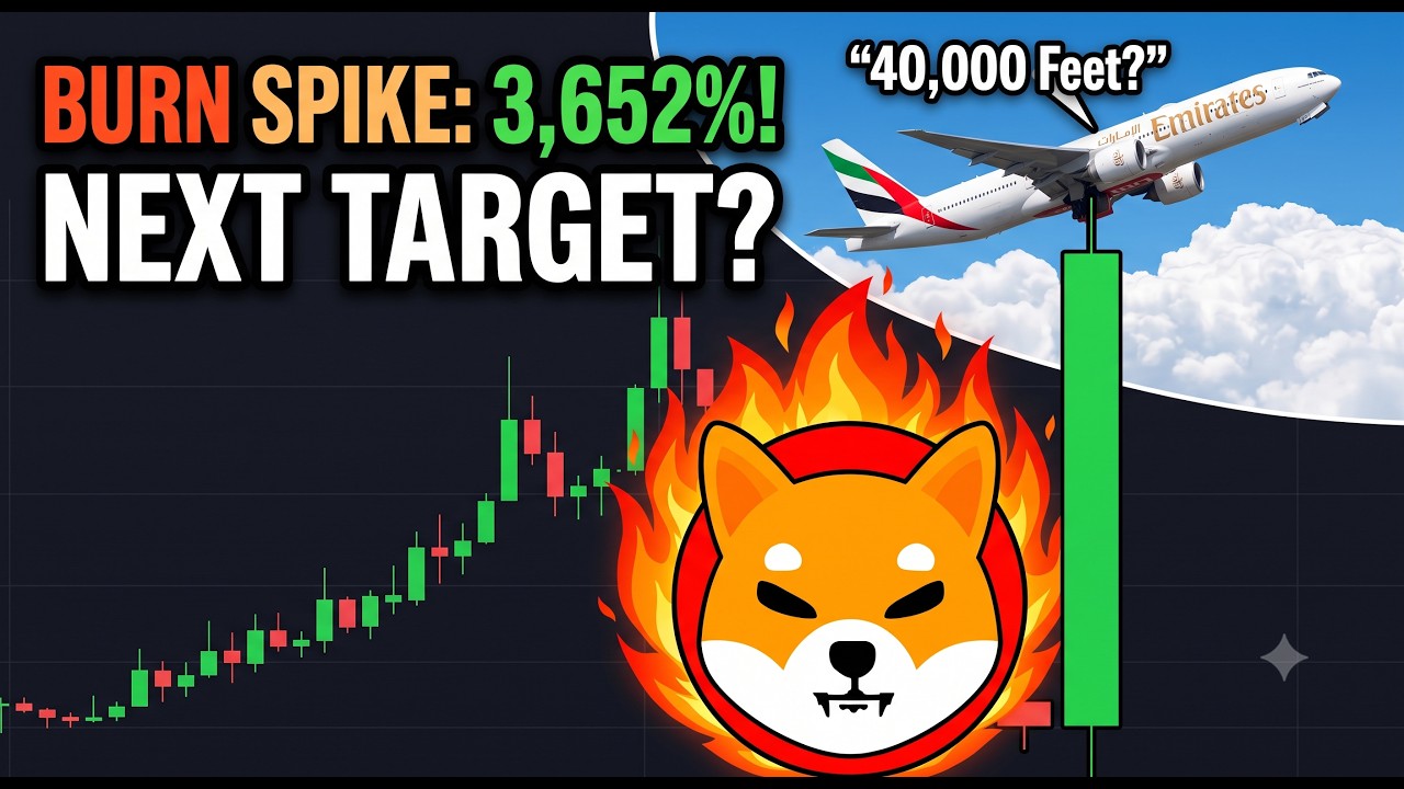 SHIBA INU BURN RATE SPIKES 3,652%! 🚀 SHIB Price Target & Major News!