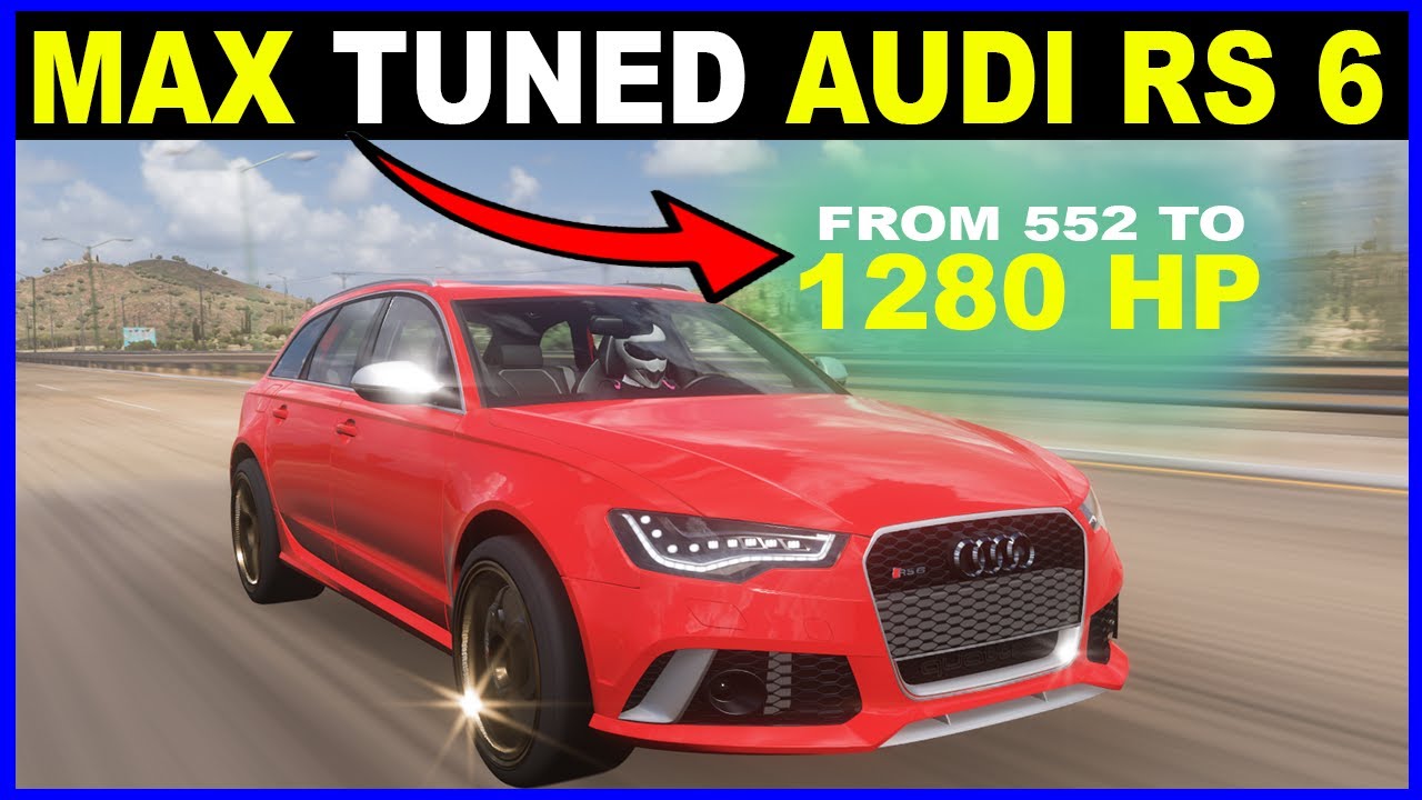 MAX TUNED Audi RS 6 Avant - Forza Horizon 5 Tuning to BREAK top max speed Limitation - Dragrace