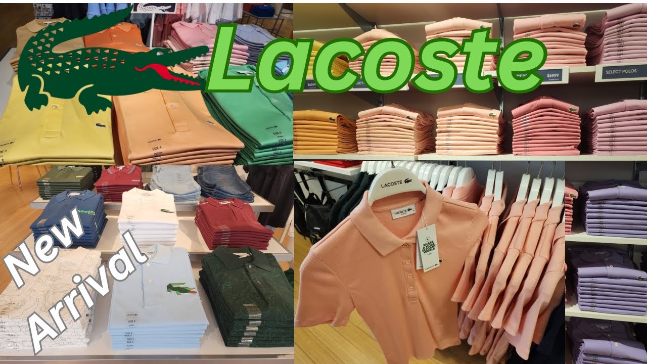 LACOSTE POLO SHIRTS sale 50% OFF | SHOP AT LACOSTE OUTLET WALKTHROUGH...