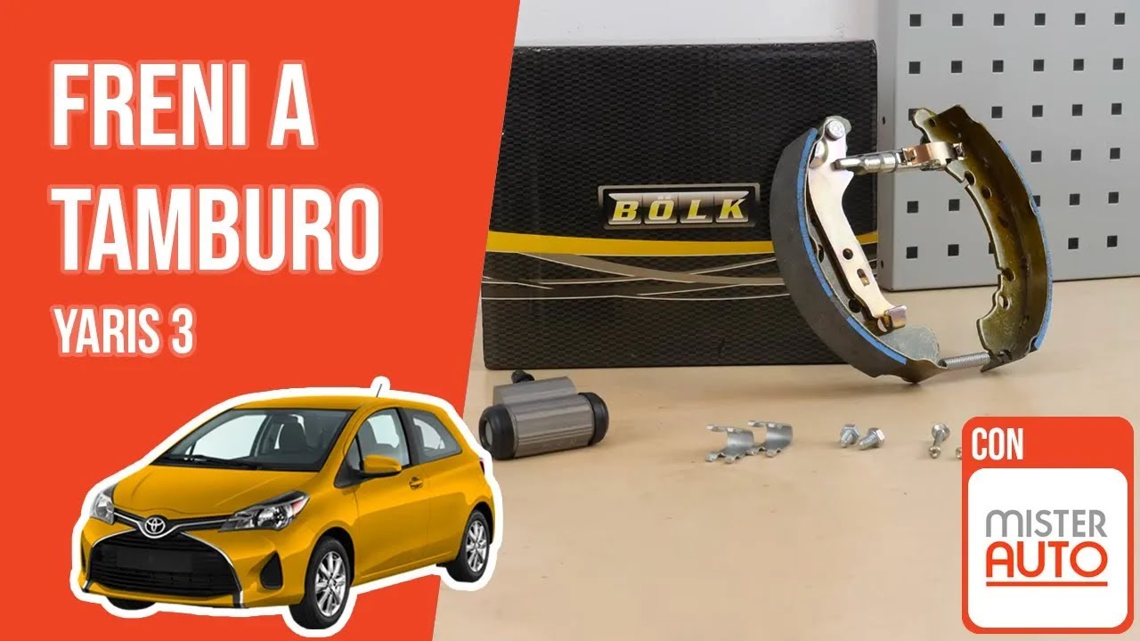 Sostituzione freni a tamburo Yaris 3 🚗