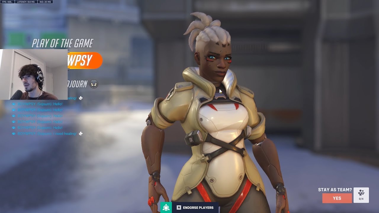 POTG! COLOURHEX - SOJOURN IS OP! OVERWATCH 2 SEASON 16 TOP 500 GAMEPLAY