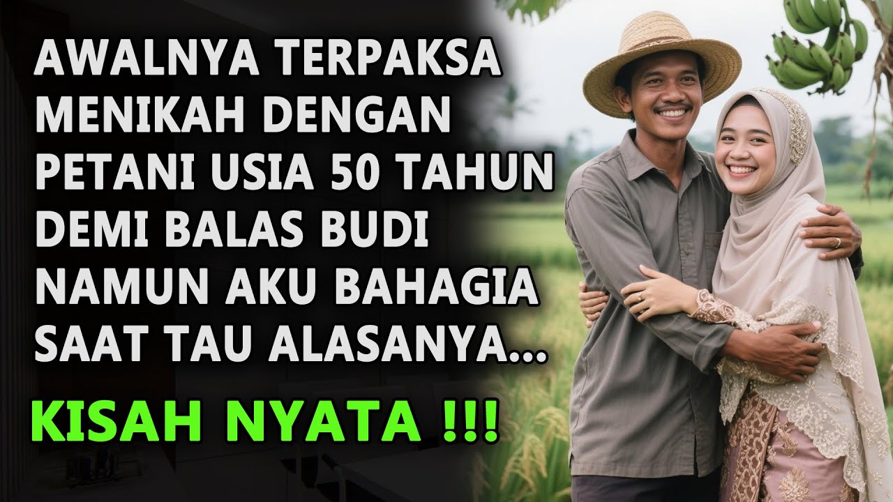 AWALNYA TERPAKSA MENIKAH DENGAN PETANI TUA 50 TAHUN BALAS BUDI , NAMUN HAL MENGEJUTKAN INI TERJADI