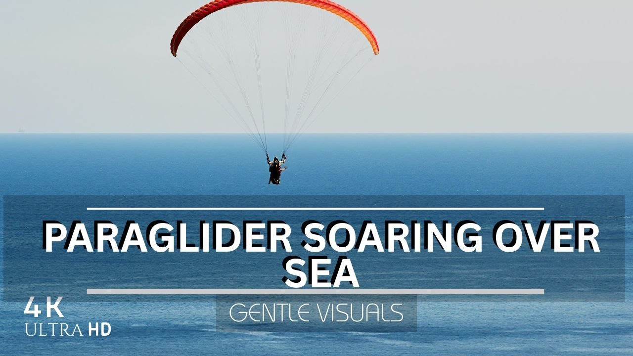 🌊 Paragliding Over Open Sea | Mesmerizing Ocean Views From Above #OceanView #ParaglidingLife