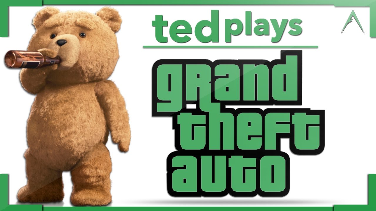 Тед играет в Grand Theft Auto!