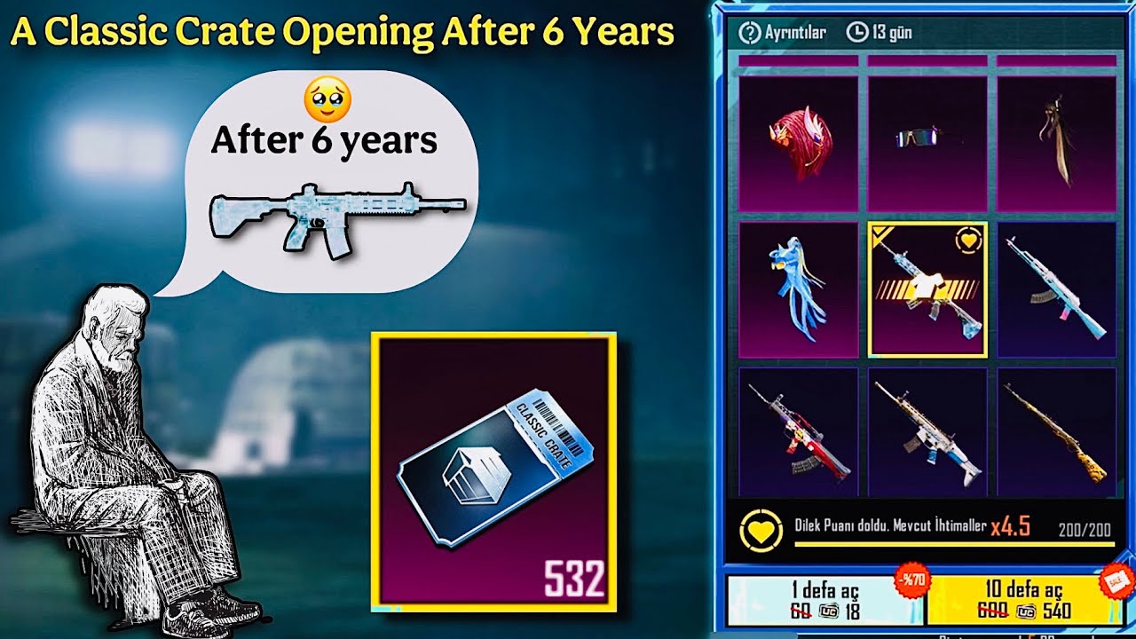 🔥 NEW: OPENING 500 CLASSIC CRATES + PREMIUM CRATES | HUNTING FOR M416 GLACIER SKIN