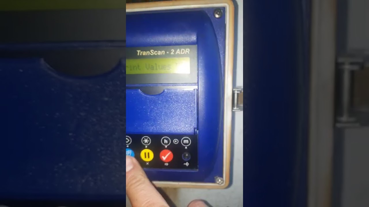 переключение графической распечатки на цифровую transScan 2adr