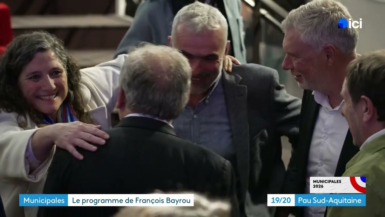 Municipales à Pau : Bayrou en campagne