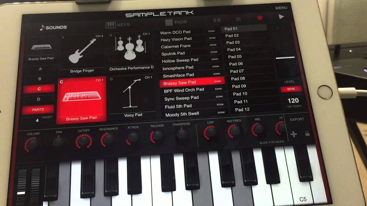 Sampletank For IPad Musicians