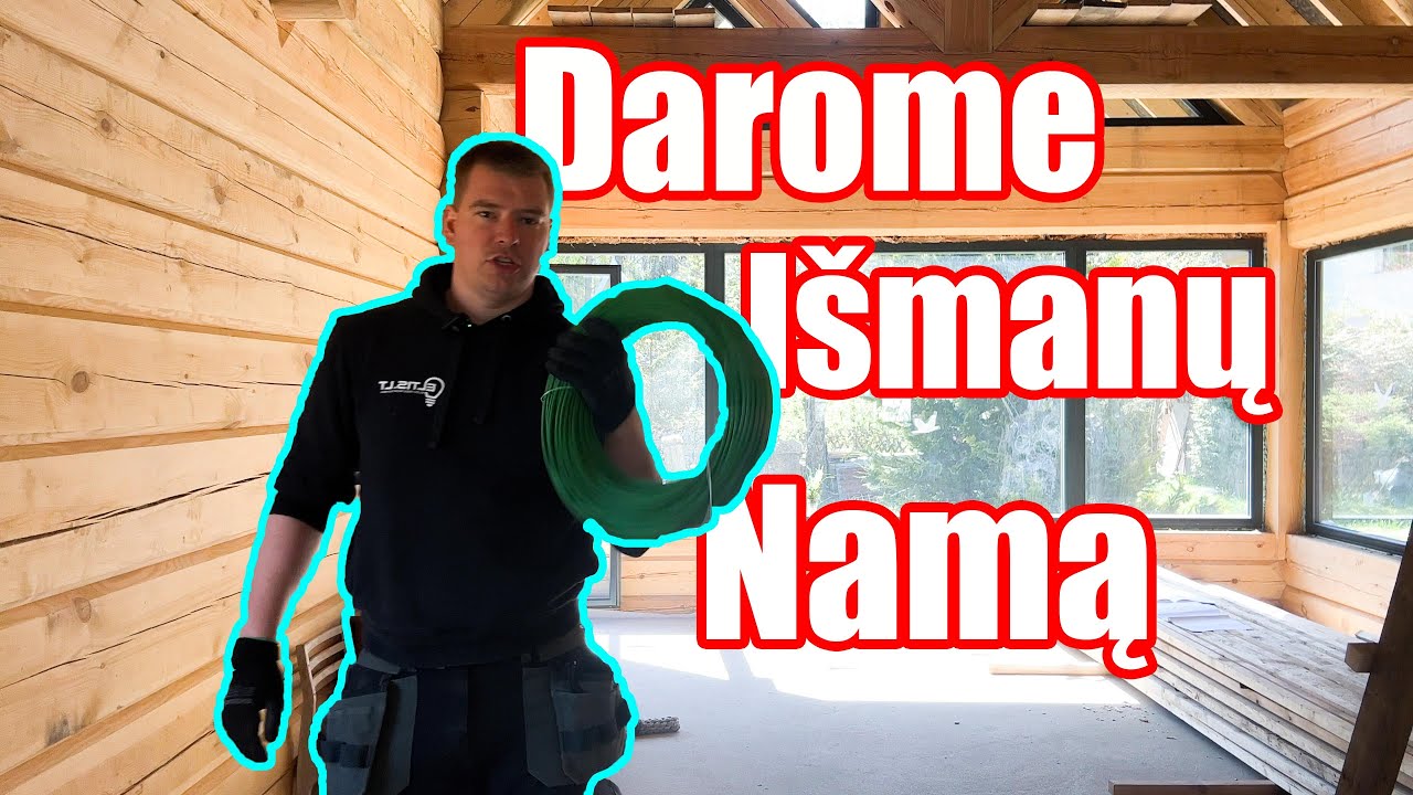 Darome išmanų namą su KNX sistema. Eltis LT