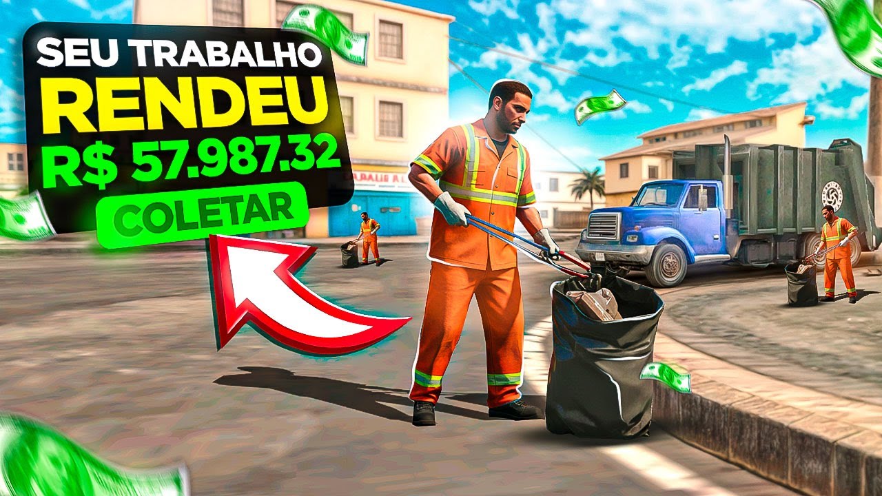 FIQUEI RICO NO TRABALHO DE LIXEIRO 🤑 DO RIO RISE COMO GANHAR DINHEIRO FÁCIL!