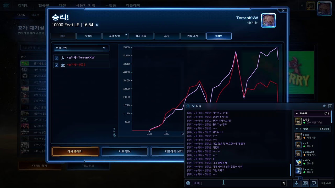 오랜만에 실친이랑 같이 하는 스타2~!