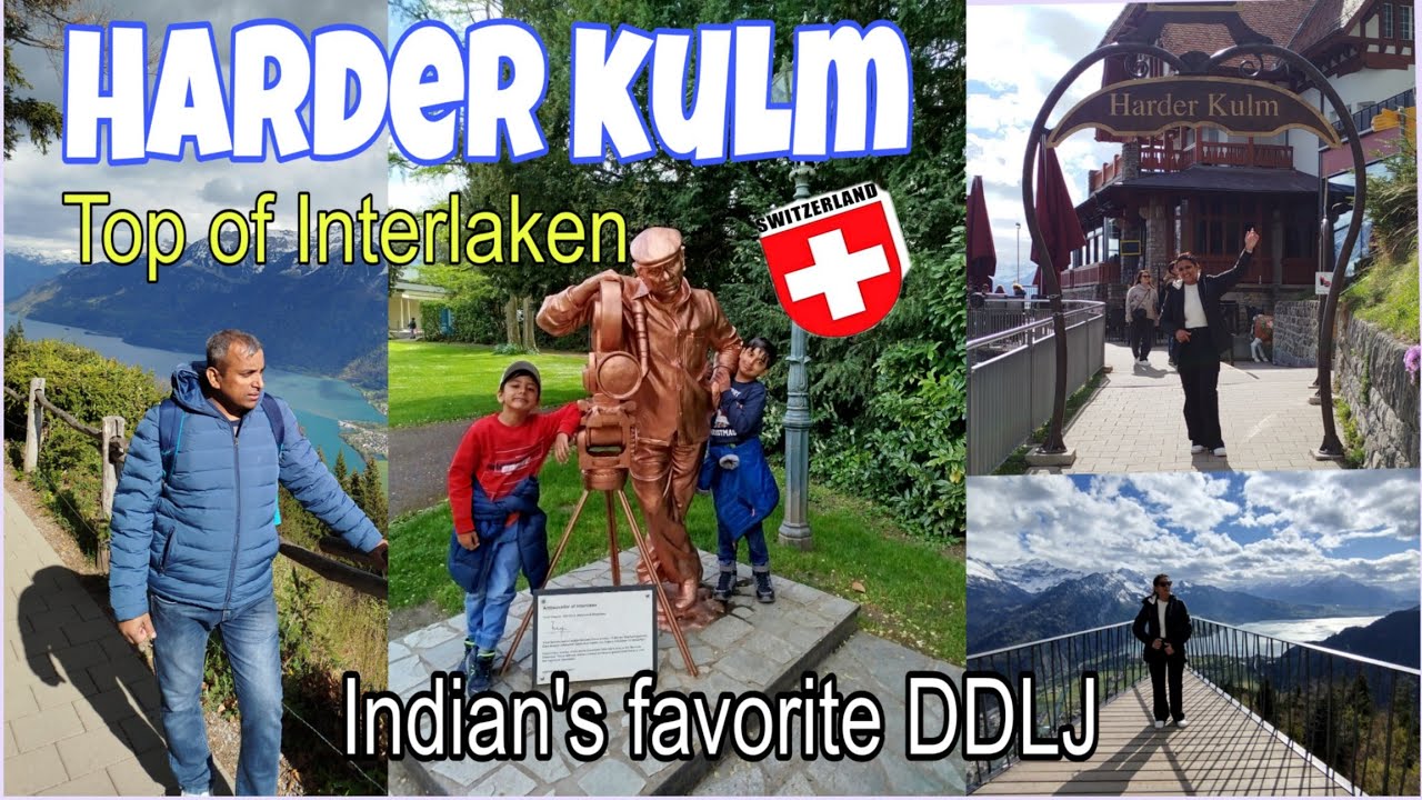 Harder Kulm Top of Interlaken, Switzerland 🇨🇭|| Famous Place|| Proud for Indians 