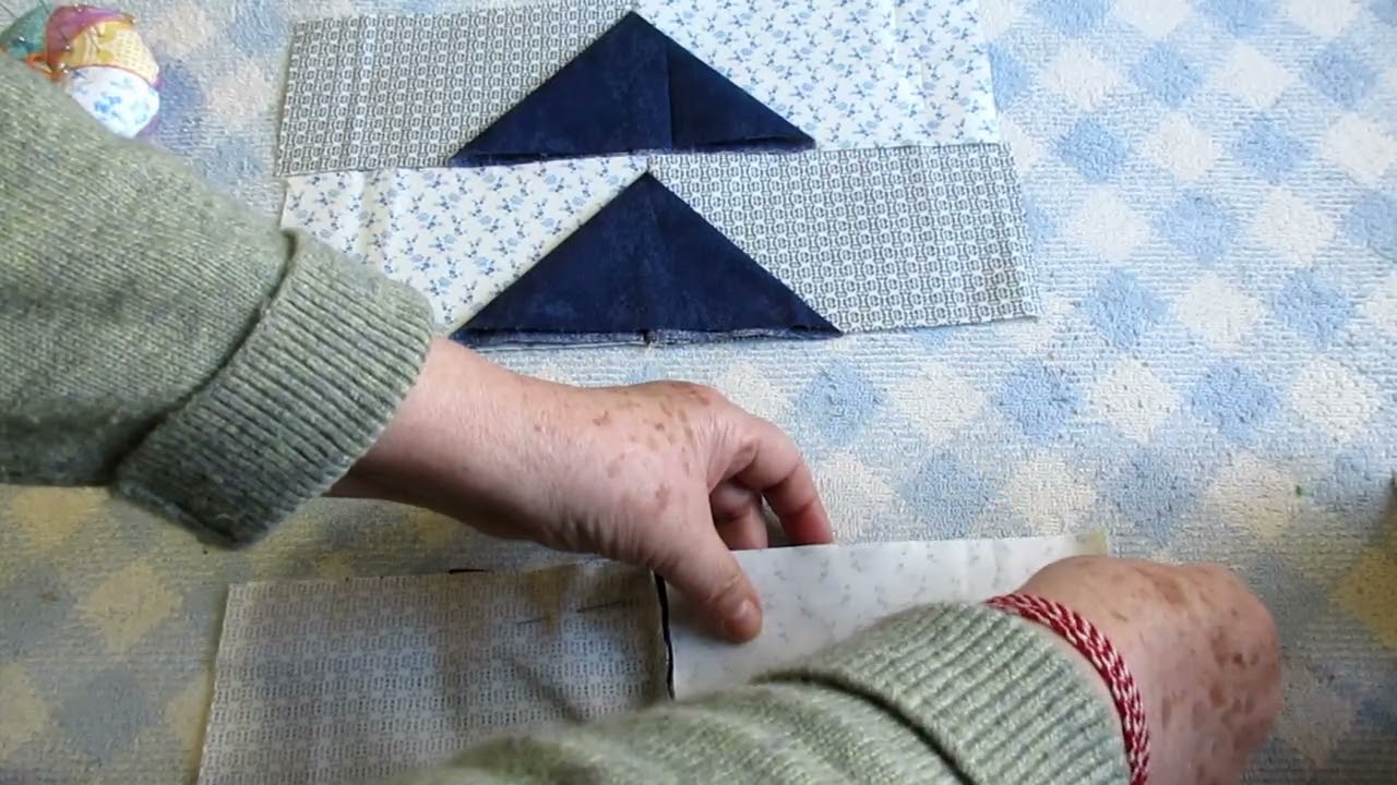 Vuelo de la Oca con Truco: Bloque Patchwork Fácil con Efecto 3D ✂️🪡