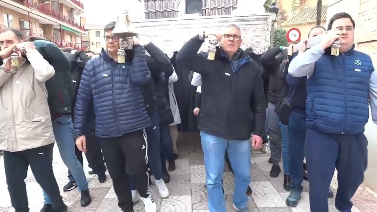 Ensayo portadores trono Ntra. Sra. de la Soledad (8 Marzo 2026)