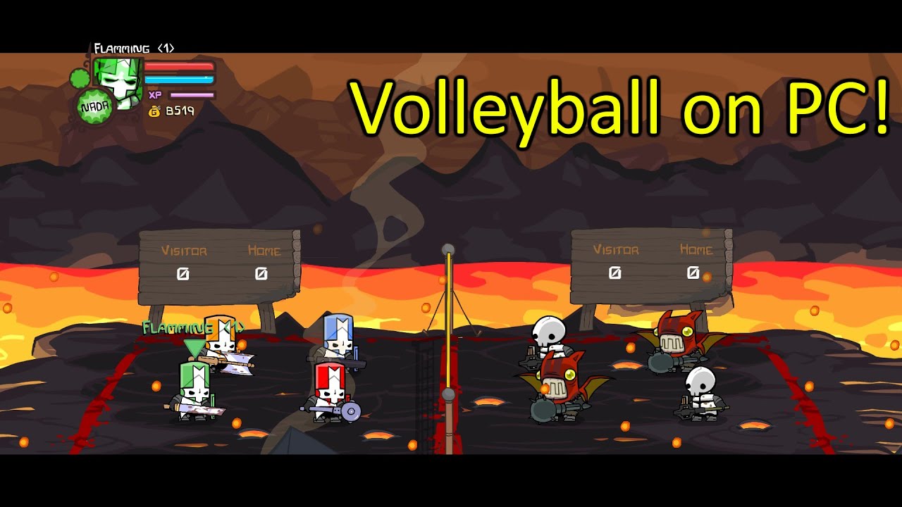 Volleyball Minigame Port [Castle Crashers PC]