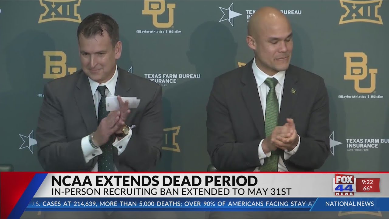 NCAA Extends Dead Period