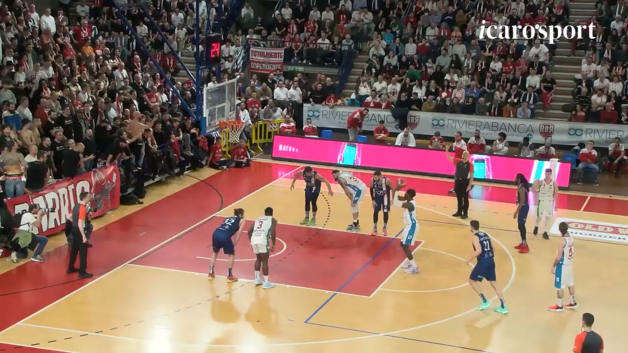 RivieraBanca Basket Rimini-Fortitudo Flats Service Bologna 81-83, il servizio