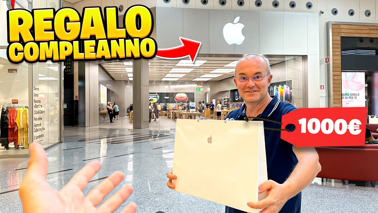 MIO PAPÀ SPENDE 1000 EURO alla APPLE per il MIO REGALO di COMPLEANNO! *LEGGENDARIO*