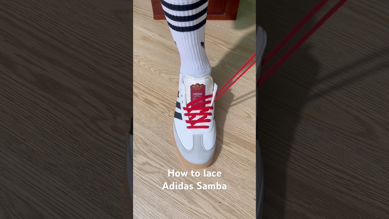 Как зашнуровать Adidas Samba 2025🐍#кроссовки #обувь #adidas #samba