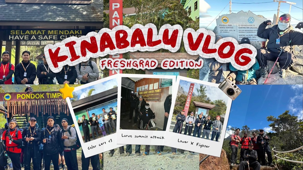Freshgrad vs Mt. Kinabalu (DIY Vlog)