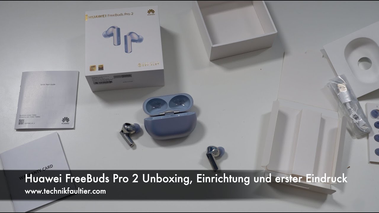 Huawei FreeBuds Pro 2 Unboxing, Einrichtung und erster Eindruck
