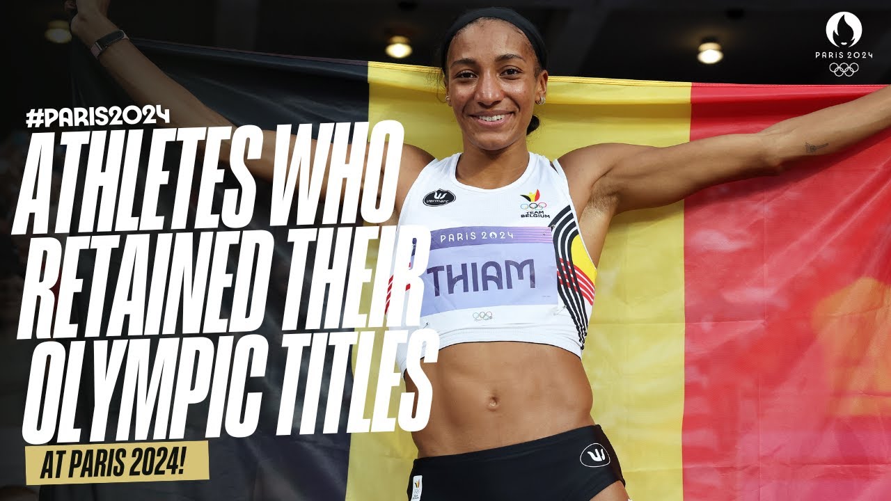 Athletes who retained their Olympic Titles at #Paris2024 | Top Moments