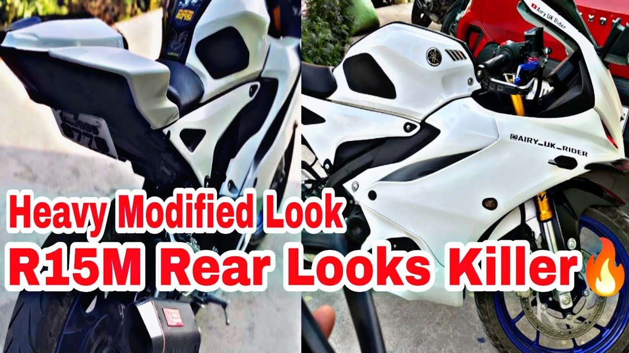 R15M Modified Rear Naked Look | R15M Rear Foot Rest Removed | R15M Custom Wrap