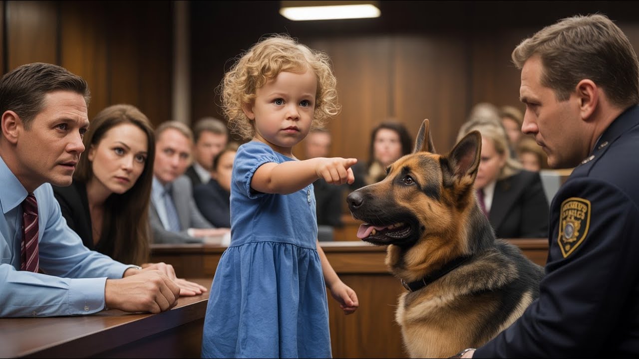The Court Fell Silent When a 3-Year-Old Pointed at the Police Dog — Then She Spoke