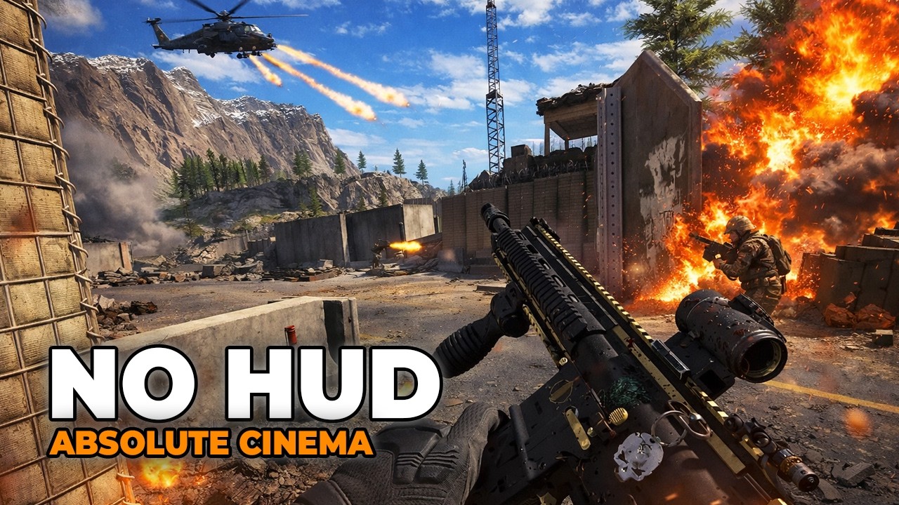 Battlefield 6 NO HUD Gameplay #1 | No Comment Realistic 4K