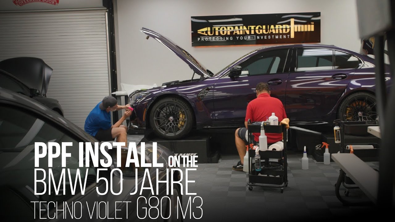 The Purple Pig Nose G80 Gets PPF at Auto Paint Guard