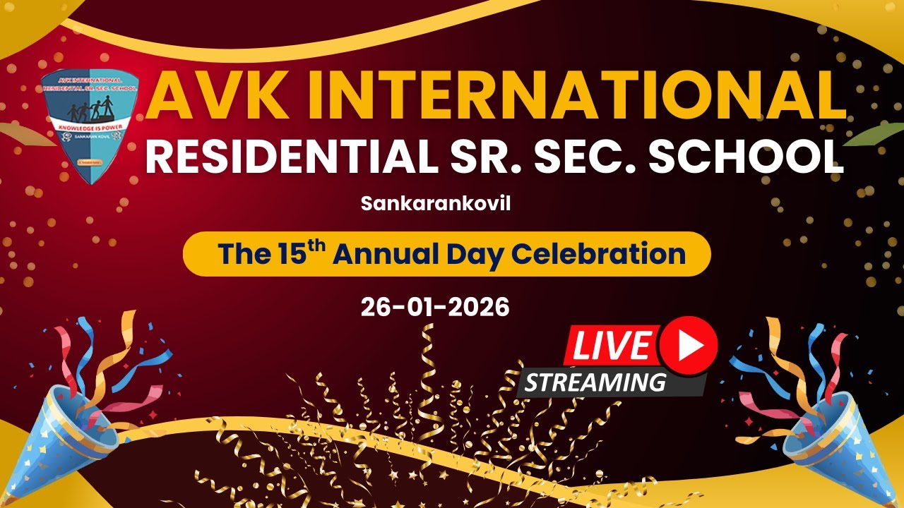 15th Annual Day ||  AVK International Residential Sr. Sec. School... PART -- II