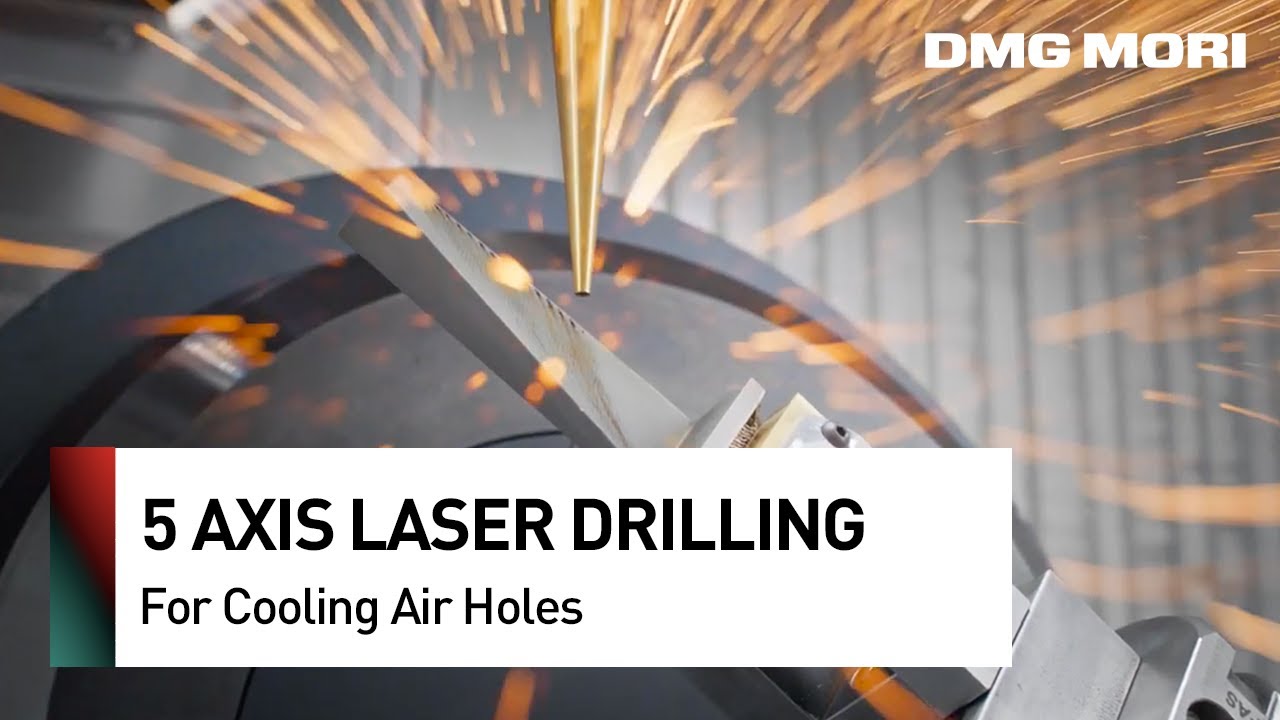 Laser Drilling with LASERTEC PowerDrill Series by DMG MORI