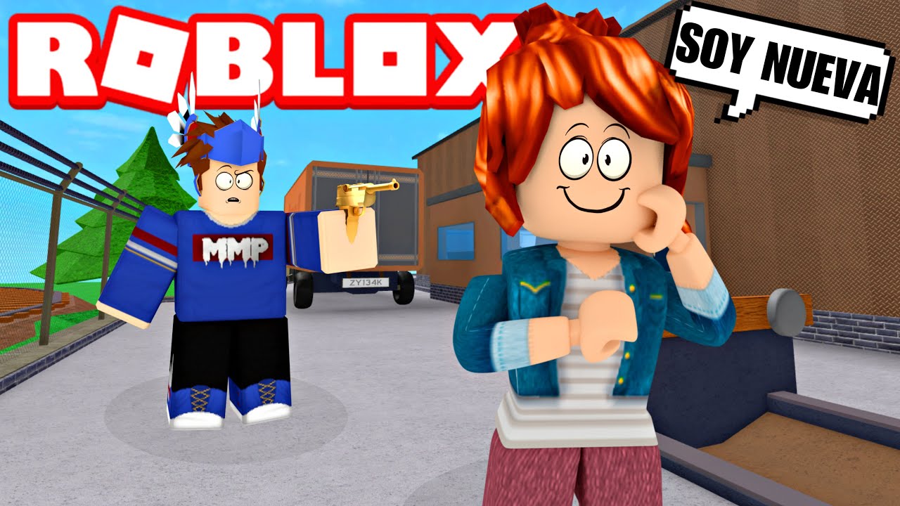 FINGIENDO SER NUEVA EN MURDER MYSTERY 2 👻 / MICHI ROBLOX