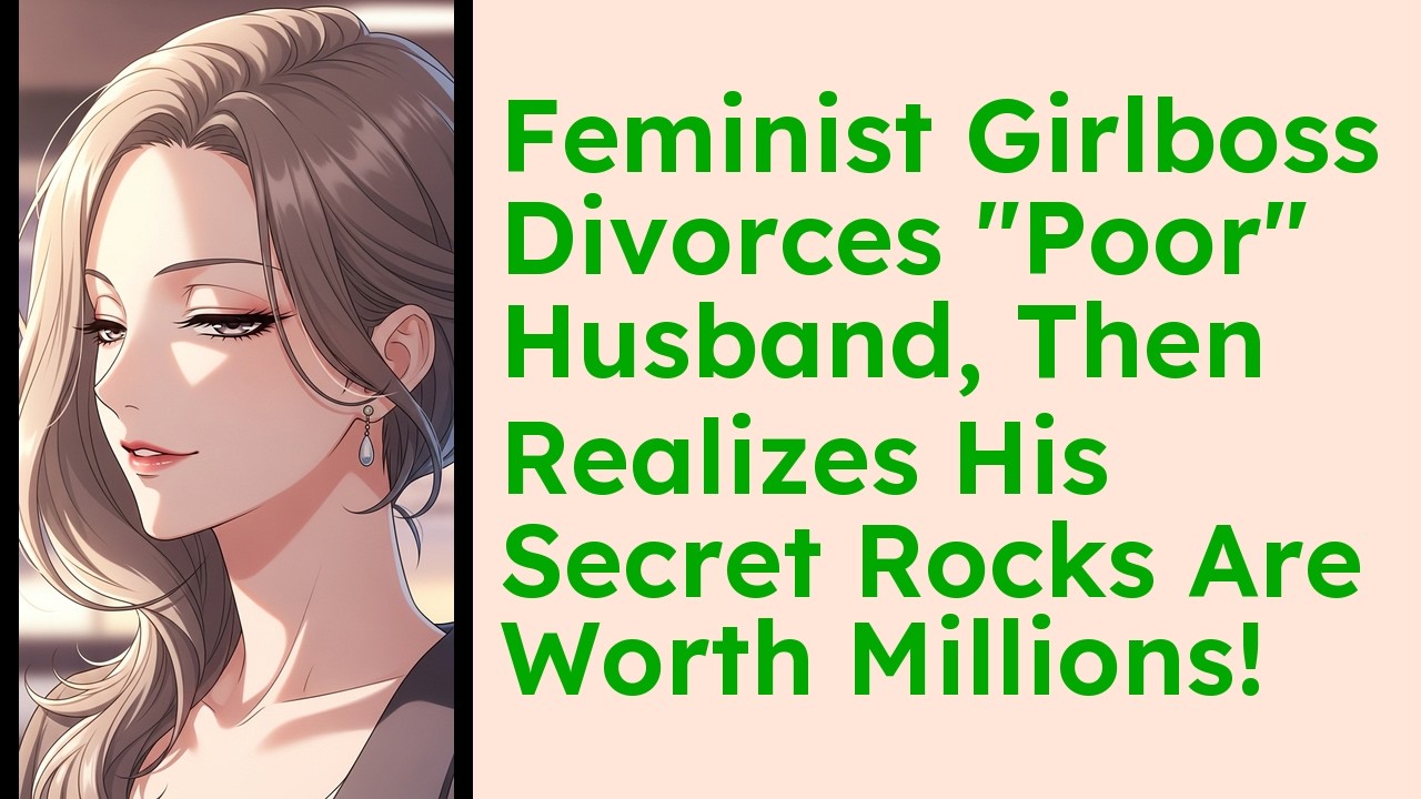 Feminist Girlboss Divorces Poor Husband, Then Realizes His Secret Rocks Are Worth Millions!