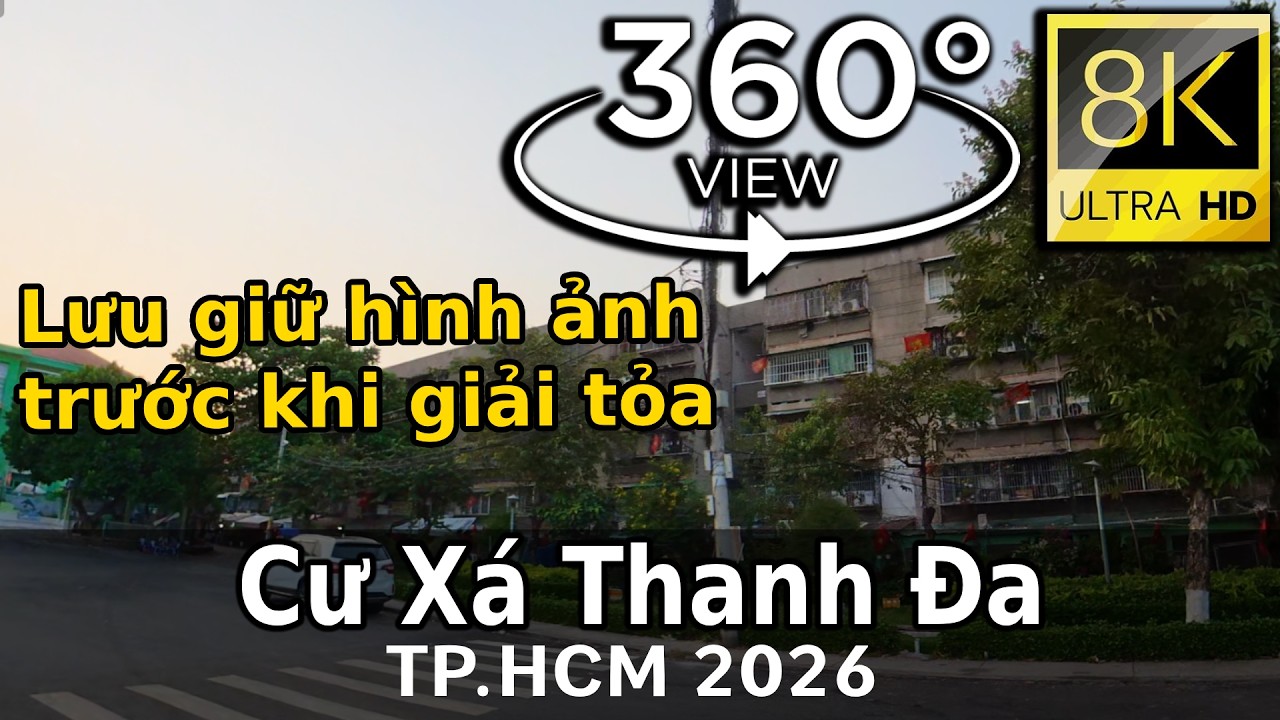 Cư xá Thanh Đa (lô số), TP.HCM 2026 | 8K VR 360 Street View.