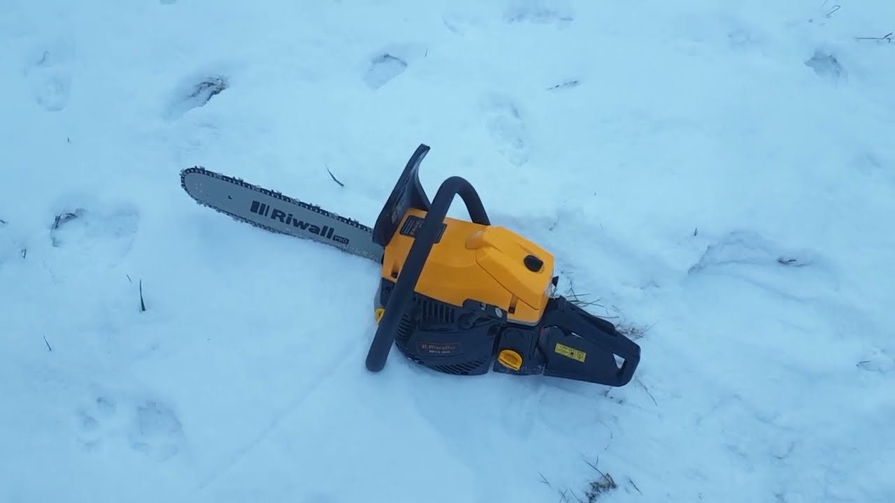 Riwall 5040 Cold Start In -15 st. C Zima