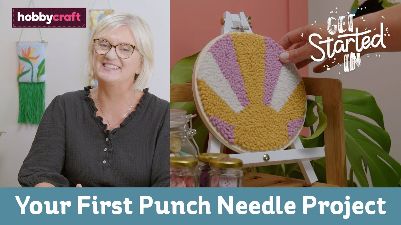 Punch Needle Beginner’s Project Tutorial | Get Started in Punch Needle | Hobbycraft