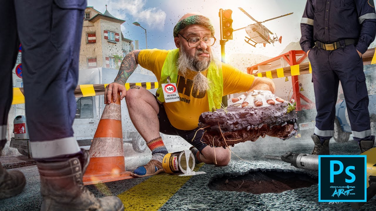 Photoshop Composing von A-Z (Fast ohne Ki Hilfe)