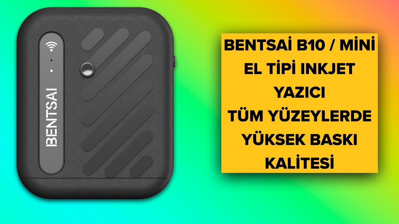 BENTSAİ B-10 MİNİ EL TİPİ İNKJET YAZICI - EMİCİ VE SERT YÜZEYLERDE NASIL YAZIYOR?