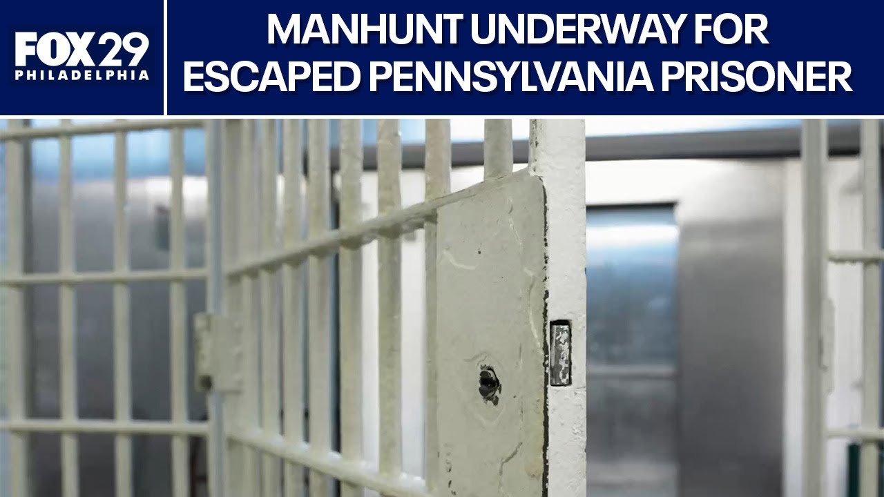LIVE: Prisoner escapes in Delaware County | FOX 29 News Philadelphia