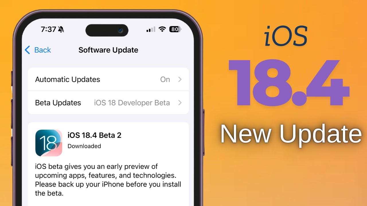 iOS 18.4 kaise install are | How to update iOS 18.4 Beta 2 in any iPhone