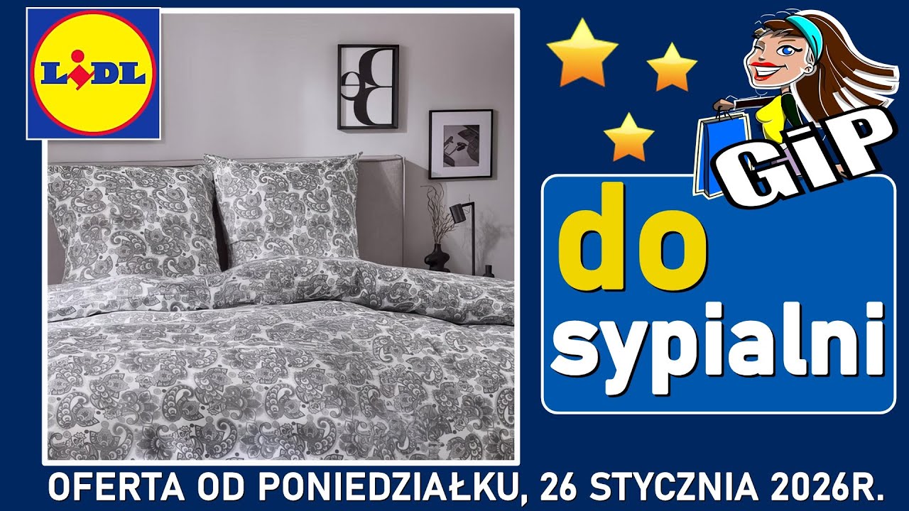 LIDL | Nowa Oferta od Poniedziałku 26.01.2026 | Okazje do Sypialni