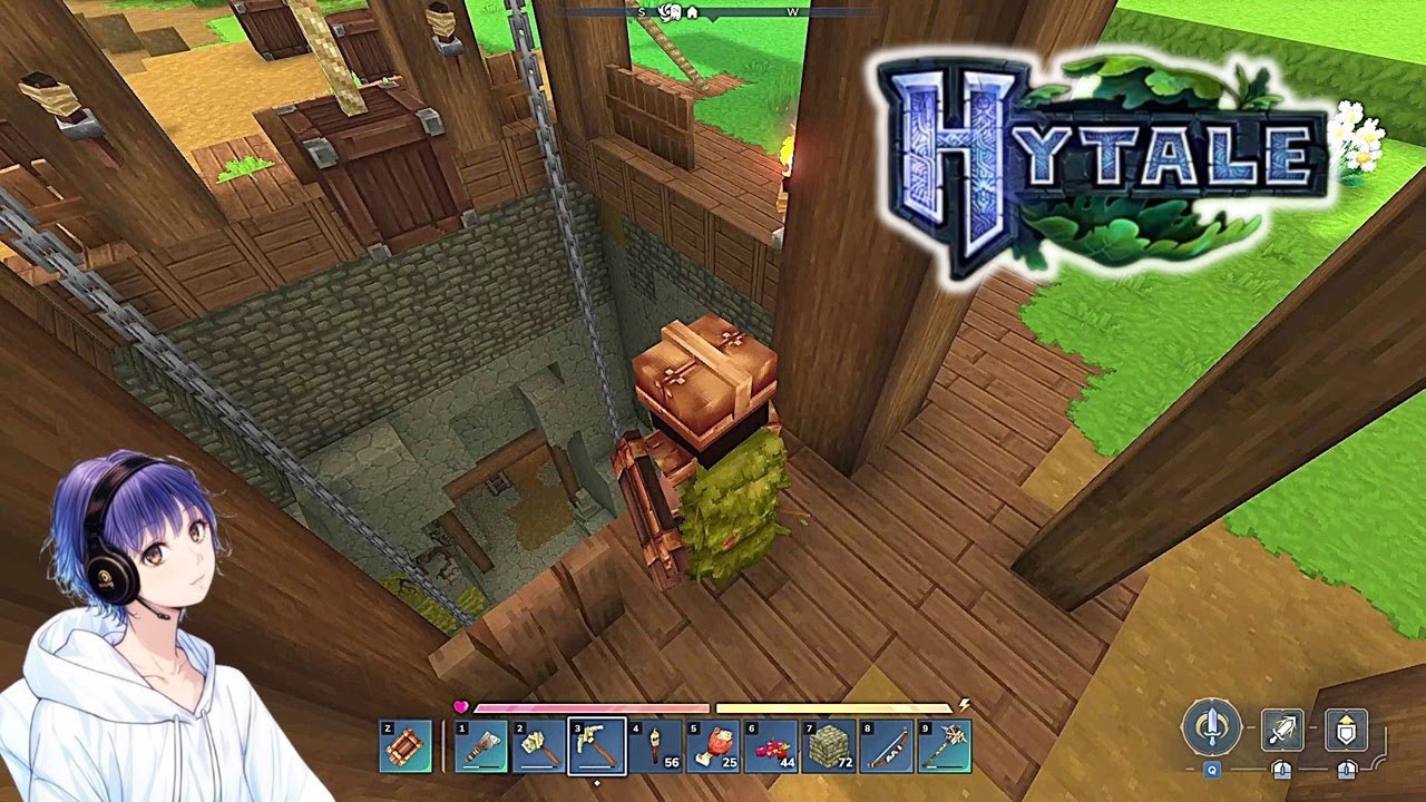 【HYTALE】坑道に潜って大量の鉄をゲットした【Part.3】