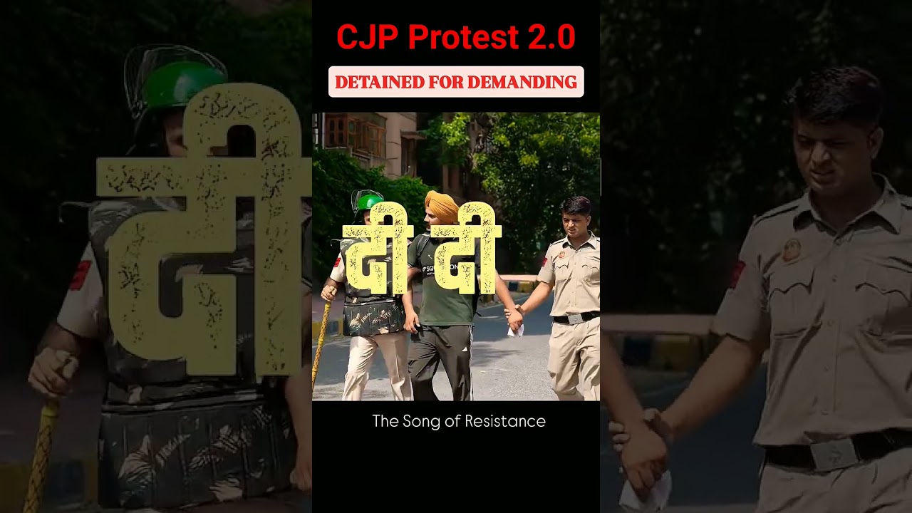 CJP Protest 2.0 summarised covered #cjpprotest #cjp #viral #shorts #news