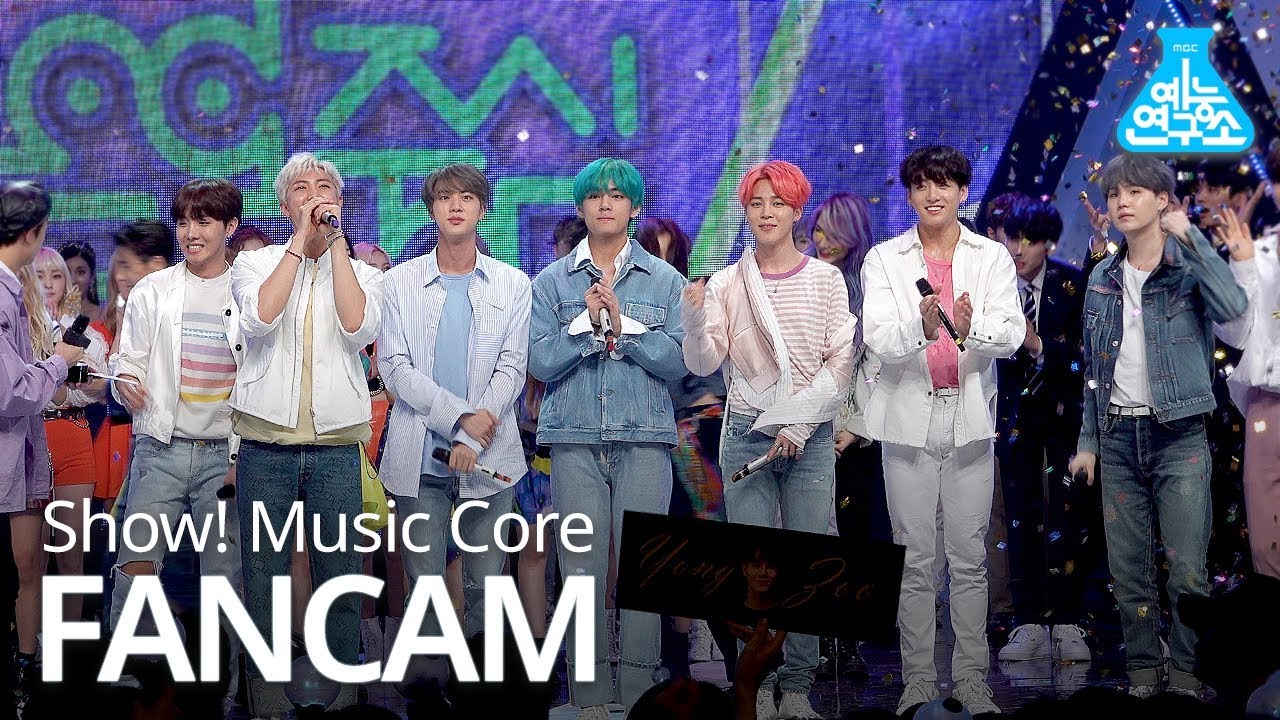 [예능연구소 직캠] BTS - Boy With Luv, 방탄소년단 - 작은 것들을 위한 시 No.1 encore ver. @Show! Music Core 20190420