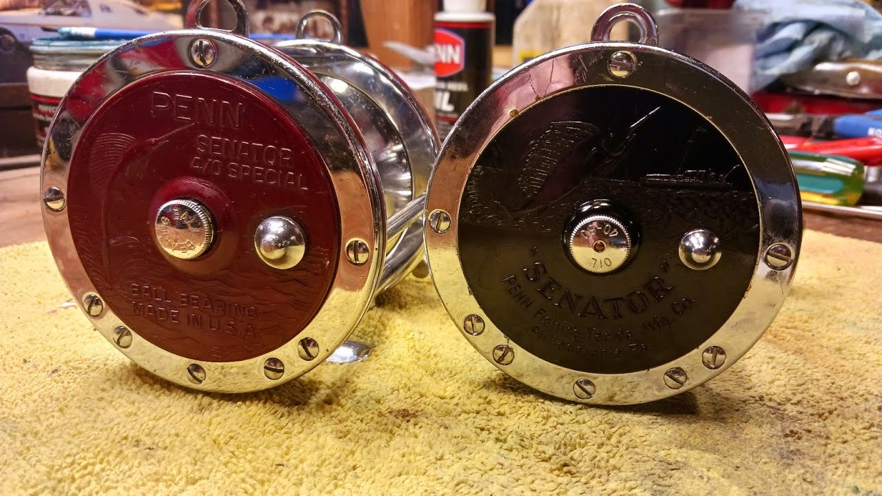 Penn Senator 4/0 113 vs 4/0 113H Special Red Plates vs  Black Plates