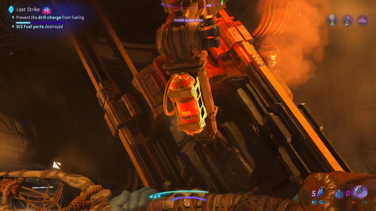 Prevent the drill charge from feuling | Destroy Fuel Port | Last Strike| Avatar Frontiers of Pandora
